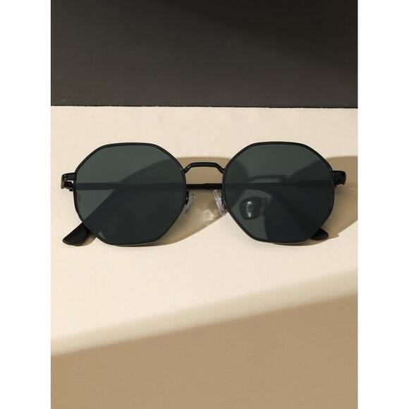 Classic Copper Geometric Glasses, Back To Sc